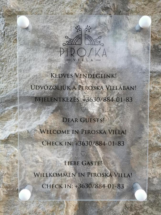 Piroska Villa Hévíz Exteriör bild
